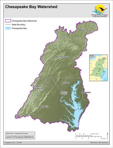 Chesapeake Bay Watershed Graphic: Lessons from the Chesapeake
