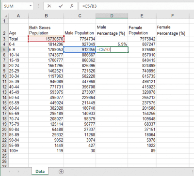 How to Build a Population Pyramid in Excel: Step-by-Step Guide ...