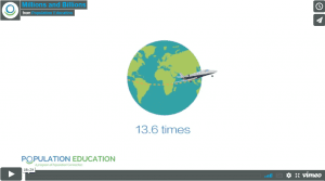 Screenshot of video lesson plan "Millions and Billions"