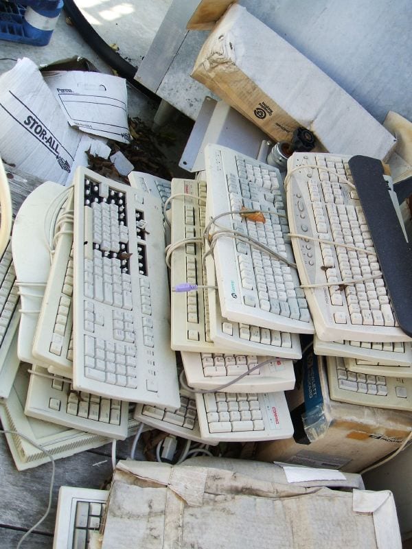 Discarded keyboards add to global e-waste crisis