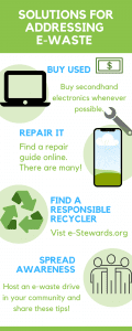 suggestions to reduce e waste