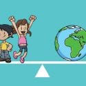Unit for elementary grades covers the balance of people on the planet with Earth's resources
