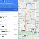 Students use Google Maps to explore transit options and calculate emissions