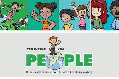 Counting on People is an online lesson plan library for elementary teachers on environmental stewardship and global citizenship
