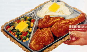 Frozen TV dinners were a popular food trend in the U.S. in the mid-1900s