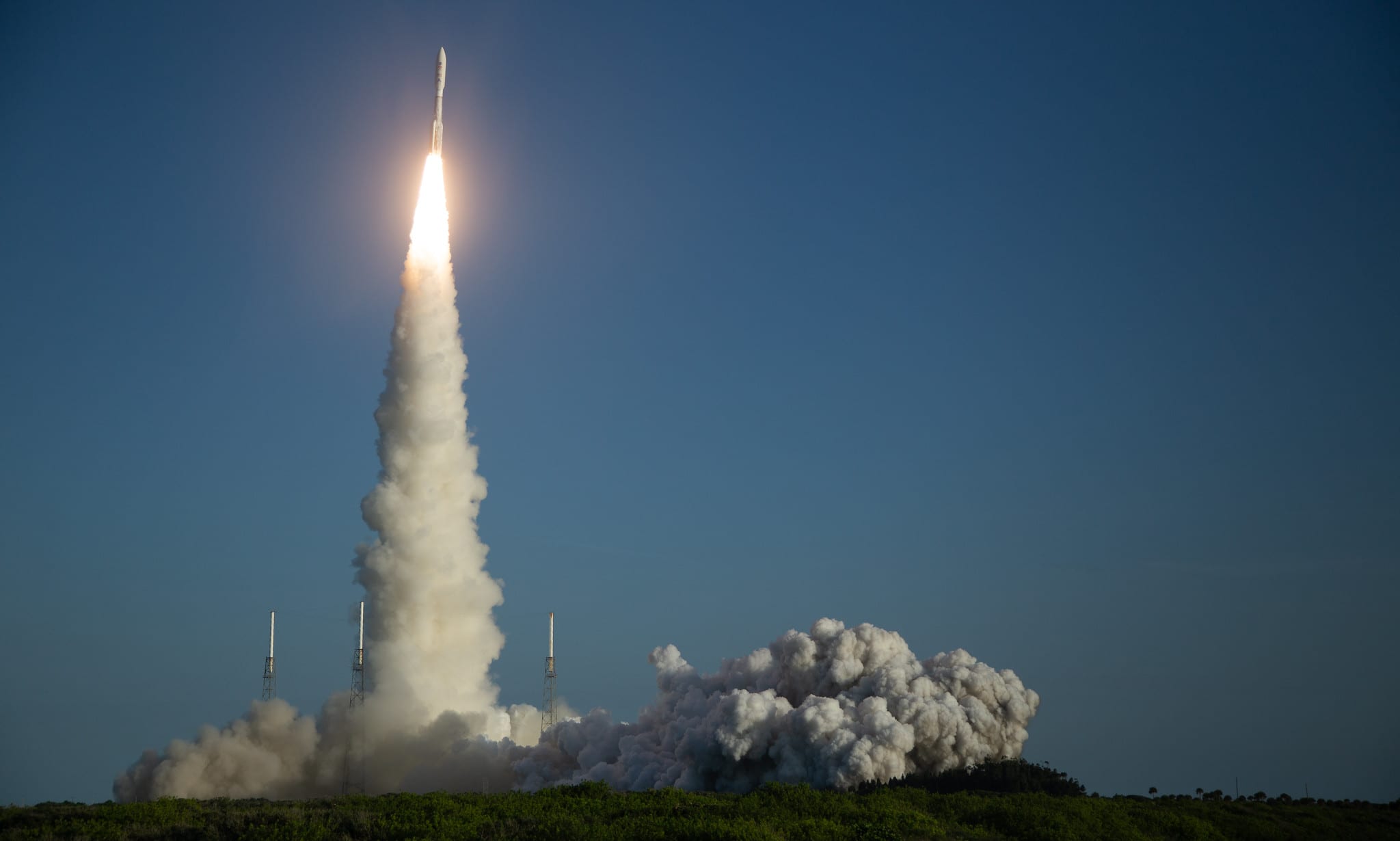 United Launch Alliance Atlas V rocket with NASA’s Mars 2020 Perseverance rover onboard launches from Cape Canaveral