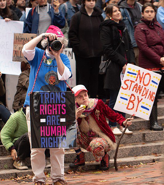 Transgender rights rally