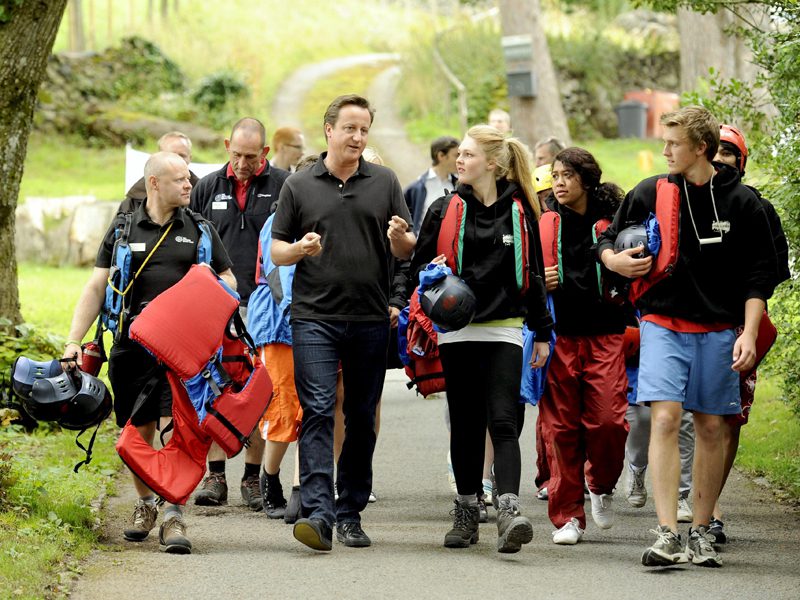 Youth participating in Outward Bound