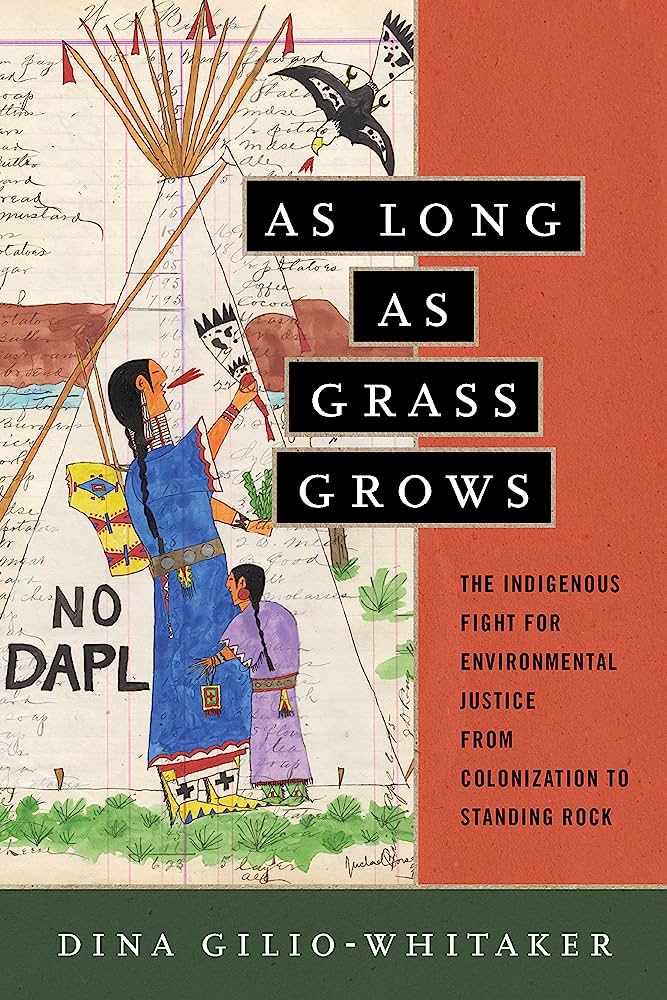 Book cover of As Long As Grass Grows by Dina Gilio-Whitaker