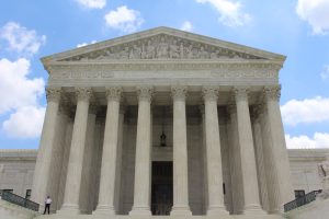 Exterior shot of Supreme Court Building