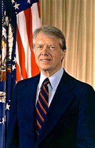 Official Portrait of President Jimmy Carter in 1978.