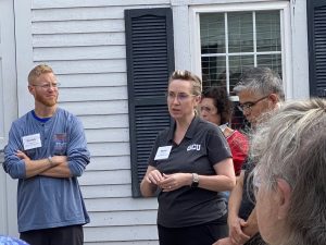 Marni Landry leading a PopEd activity at a workshop for in-service educators.