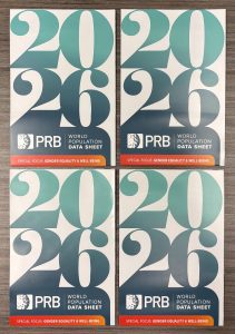 Cover of the Population Reference Bureau's 2026 World Population Data Sheet
